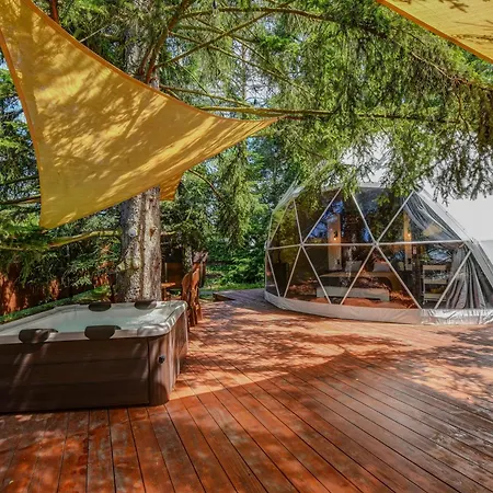 Tiche Misto Glamping Hotel Slapy  Exterior photo